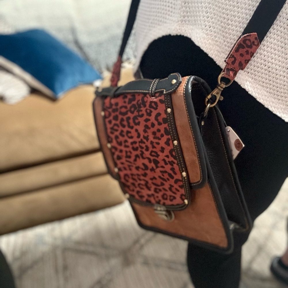 Leopard Print Crossbody Bag - Picture 11 of 13